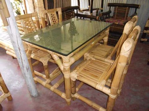 Bamboo Dining Room Table intended for Bamboo dining tables that blend sustainability with style